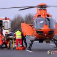 Einsatzfoto Lkw-Unfall auf A 24 - Februar 2013